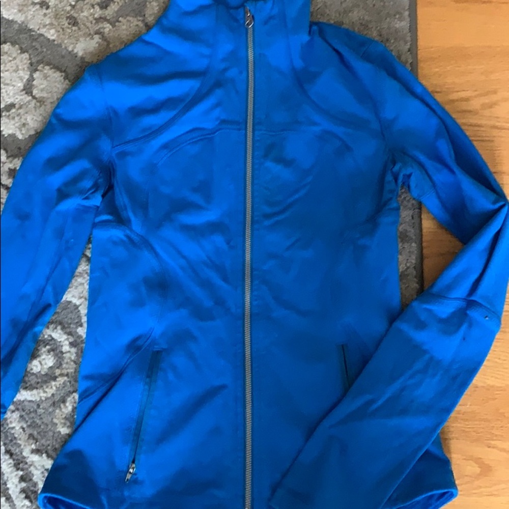 Bright royal blue lulu lemon women’s zip up